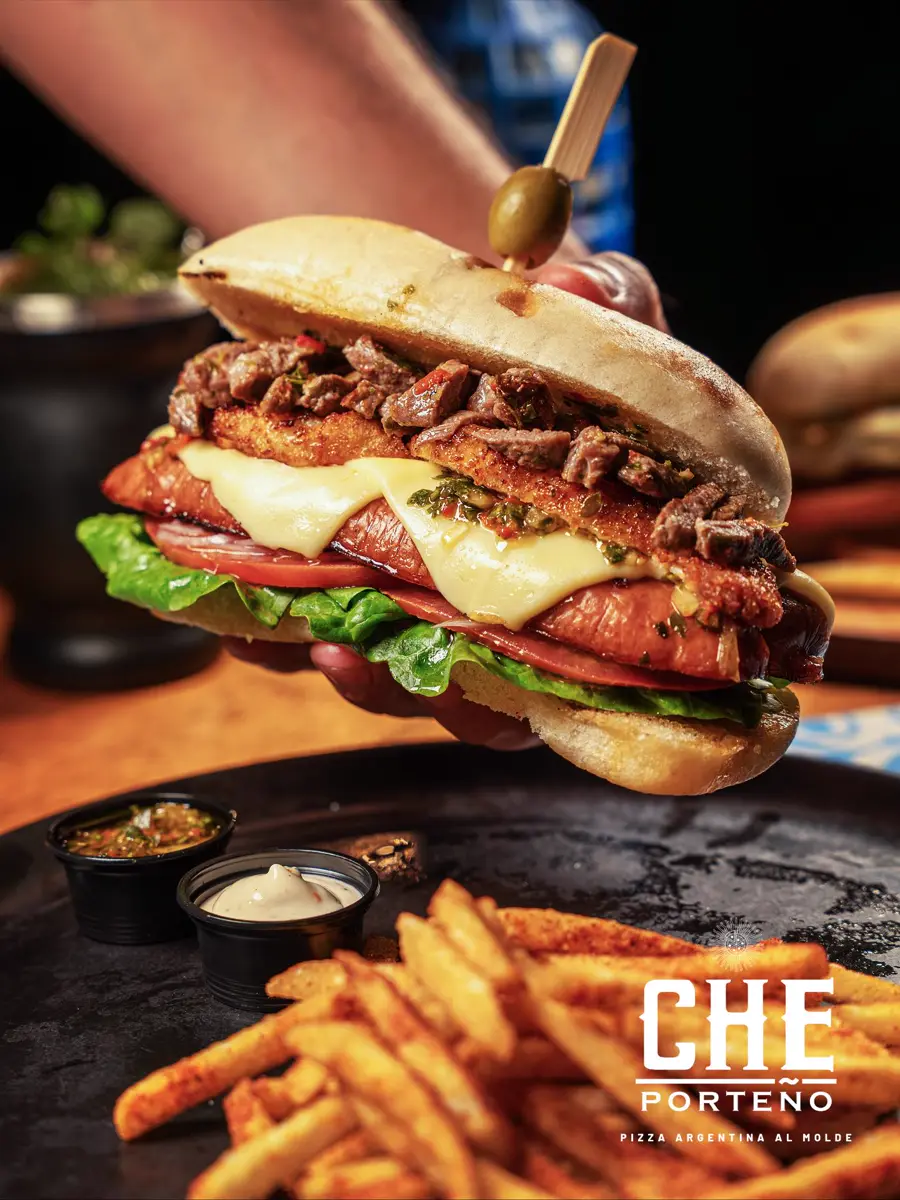 Choripán especial de Che Porteño