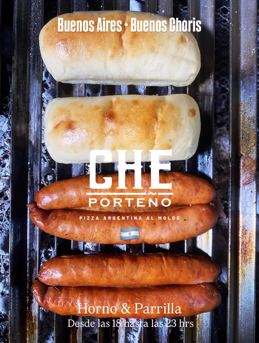 Choris a la parrilla de Che Porteño